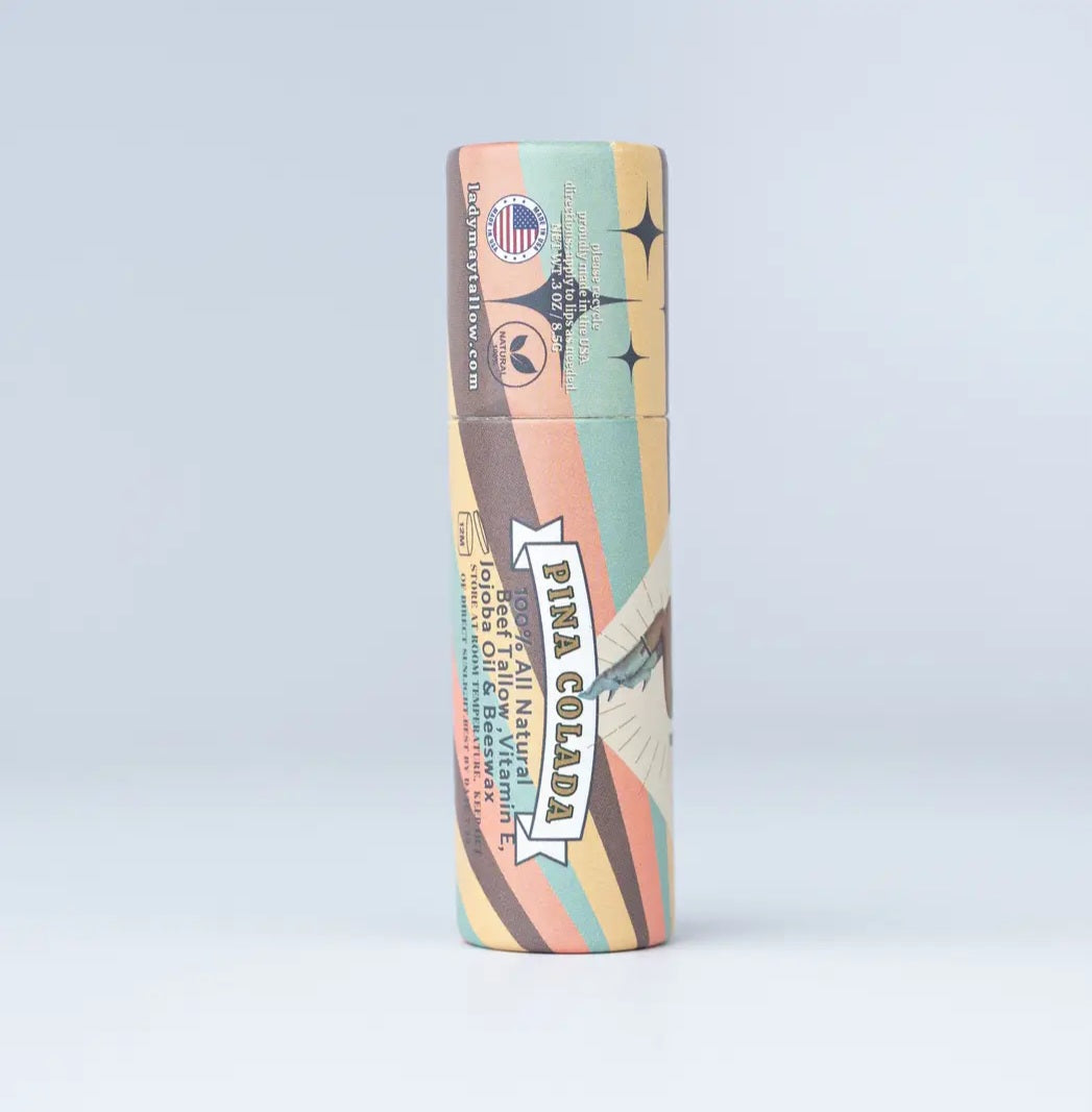 Lady May Tallow Lip Balm - Pina Colada